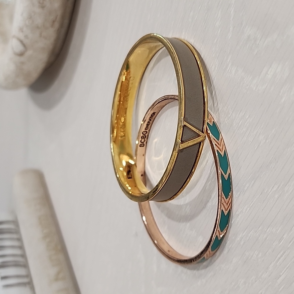 Two Bangle Bracelets - image 1